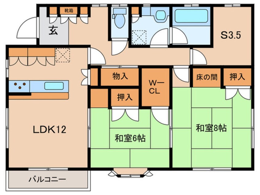 間取図 デミメゾン