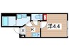 クロワッサン西小岩 1Kの間取り