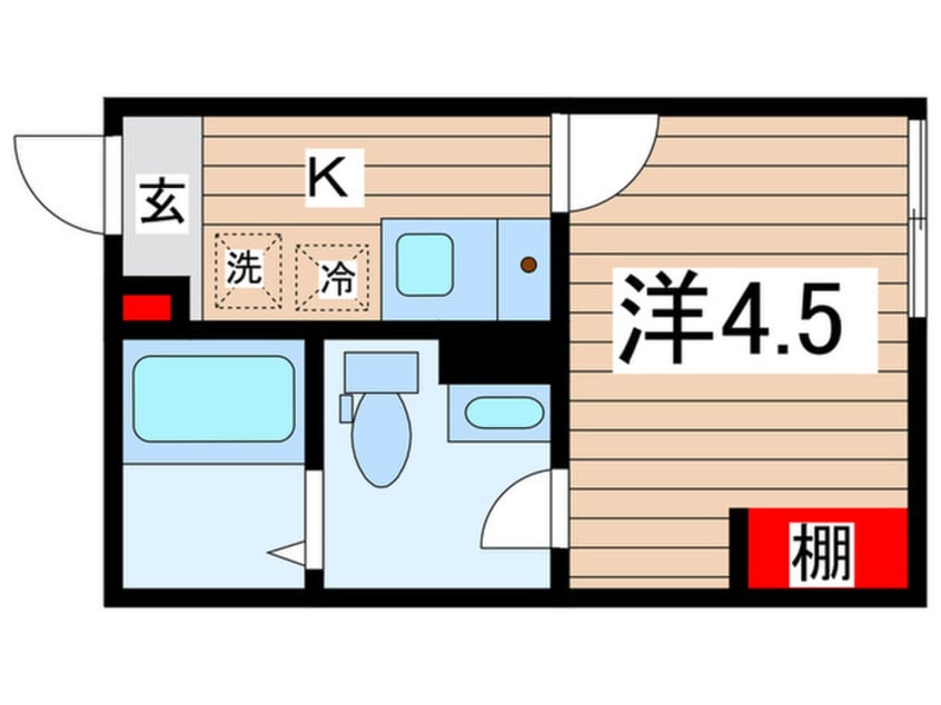 間取図 クロワッサン西小岩