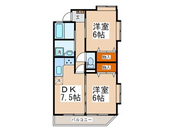 間取図 メゾン大倉山