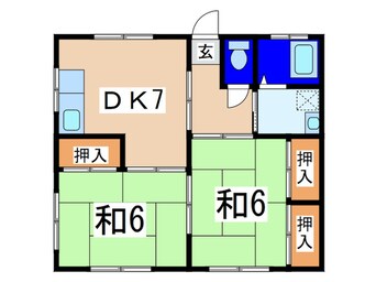 間取図 小松ハイムＢ棟