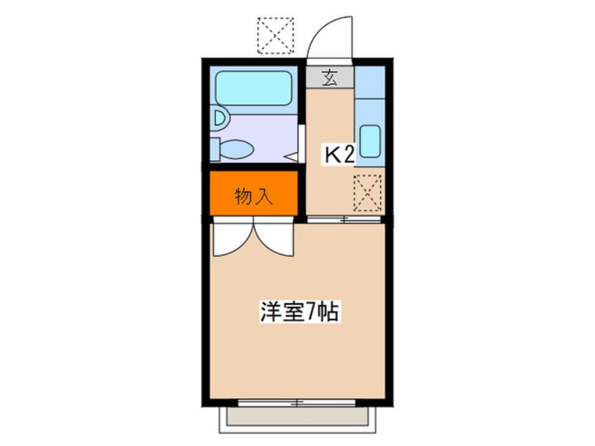 間取図 ハイツ　ｼﾞｭﾝ1