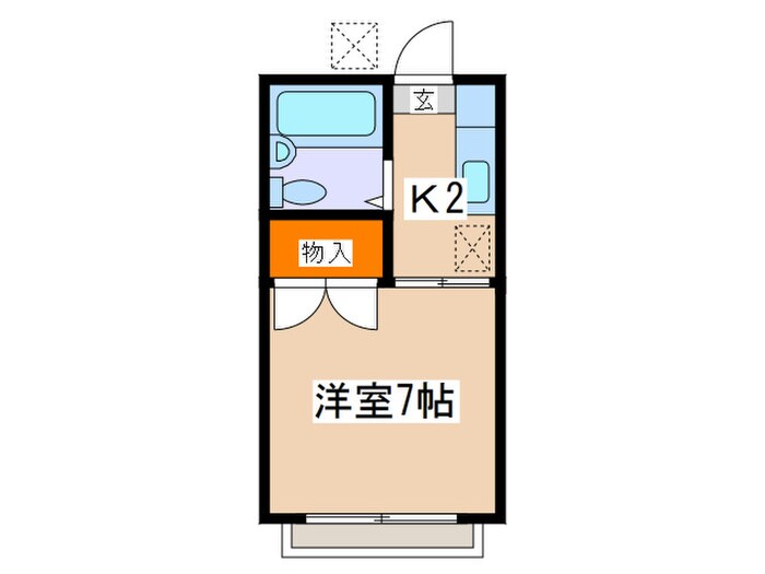 間取り図 ハイツ　ｼﾞｭﾝ1