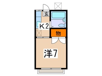 間取図 ハイツ　ｼﾞｭﾝ1