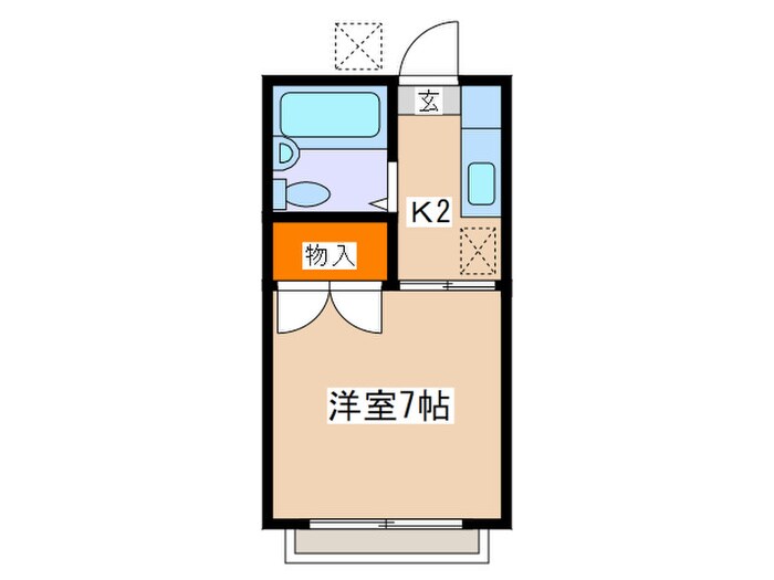 間取り図 ハイツ　ｼﾞｭﾝ1