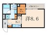 citta casa biancaⅢ 1Kの間取り