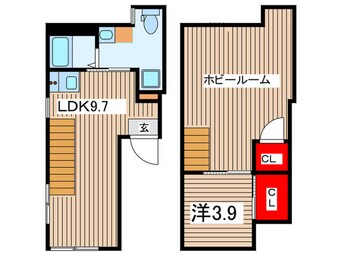 間取図 オーク清澄白河