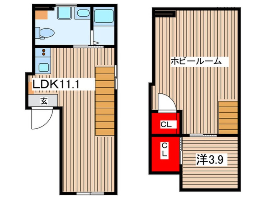 間取図 オーク清澄白河