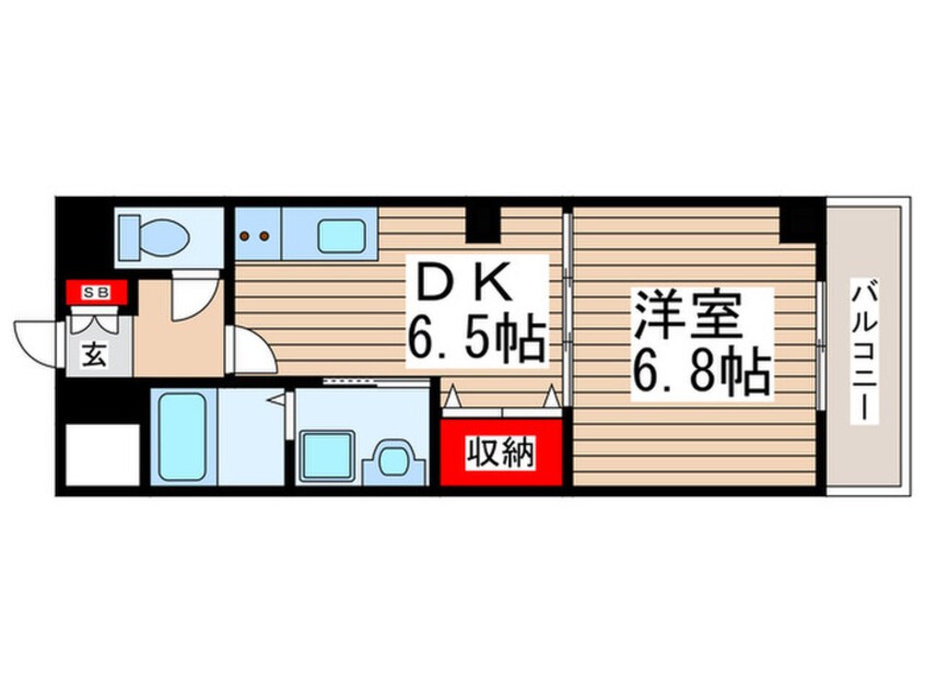 間取図 リバパレスおおたかの森