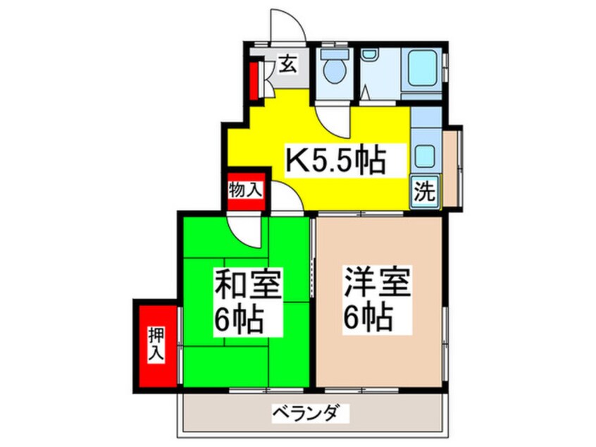 間取図 石神井ハイツ