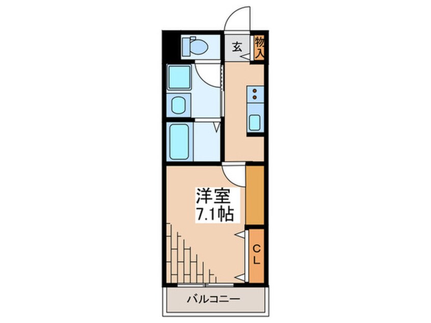 間取図 ウィザースメゾン淵野辺