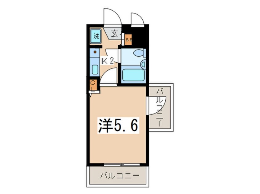 間取図 クリオ片倉町六番館(401)