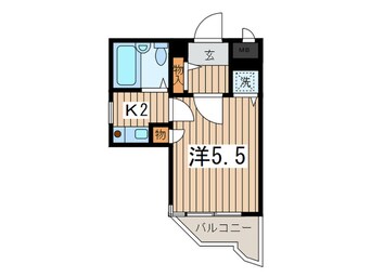 間取図 ヴァンハウス戸塚（３０１）