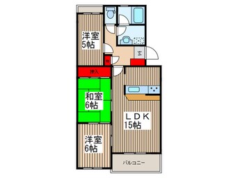 間取図 ロイヤルヒルズＥ