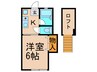 ファミ－ユ清和 1Kの間取り