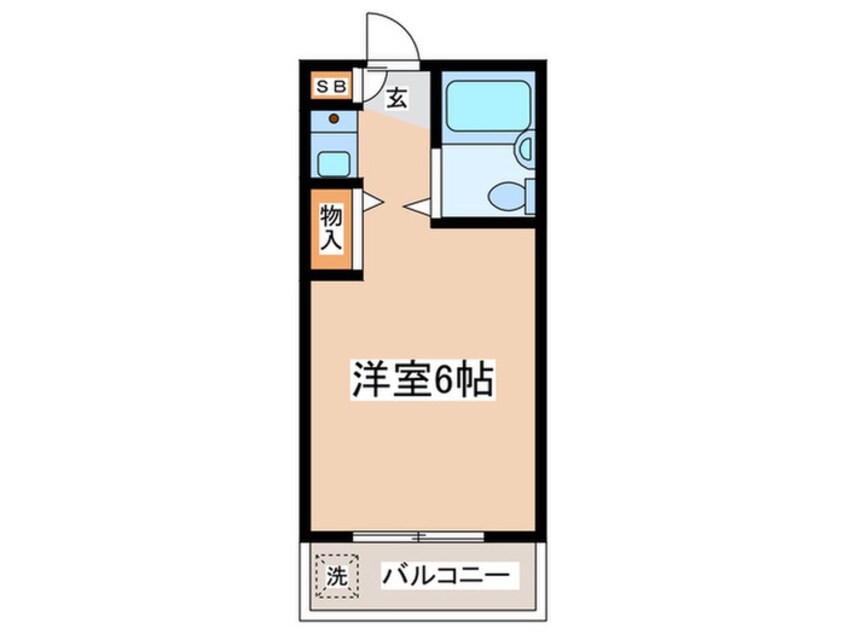 間取図 シュロスつつじヶ丘