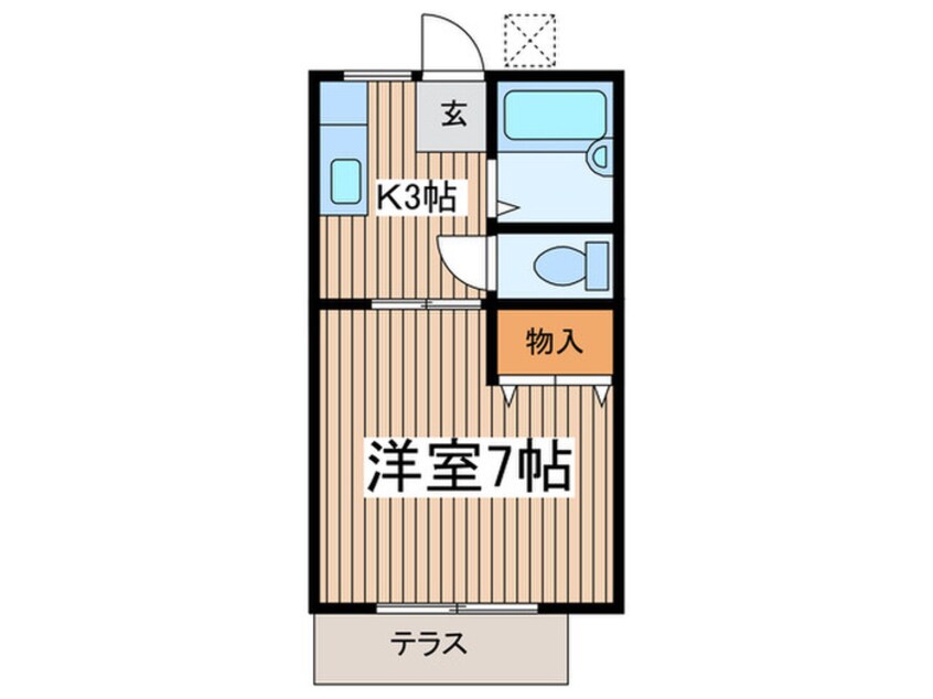 間取図 プレステ－ジ