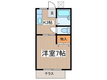 間取図 プレステ－ジ