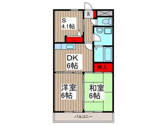 間取図 サンボウ仏子