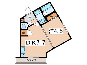 間取図 クレドメゾン東神奈川