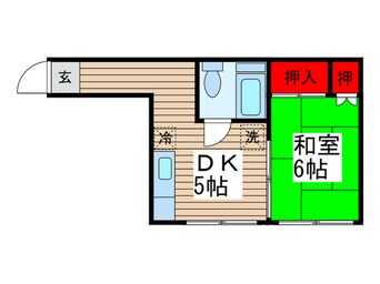 間取図 グレイシイ６１