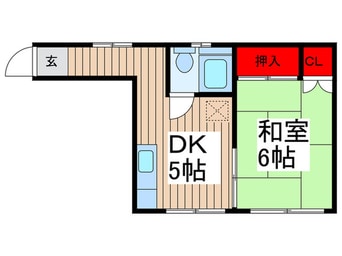 間取図 グレイシイ６１
