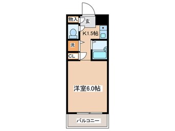 間取図 アイディ幡ヶ谷（101）