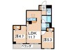 ラフィーネ 2LDKの間取り