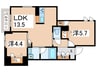 ラフィーネ 2LDKの間取り