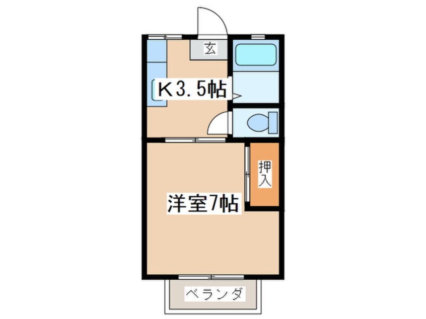 間取図 シティハイツ　Ａ