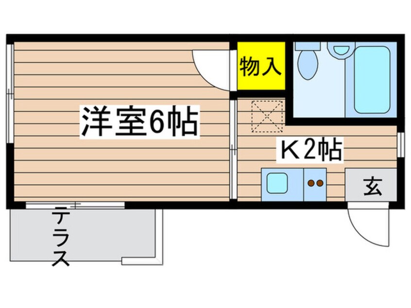 間取図 パ－ムハイツ