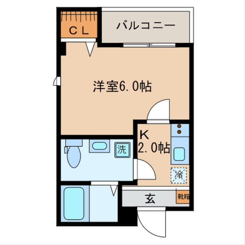 間取図 エムズ京急蒲田