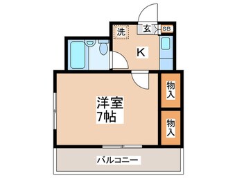 間取図 ファインズコート福生