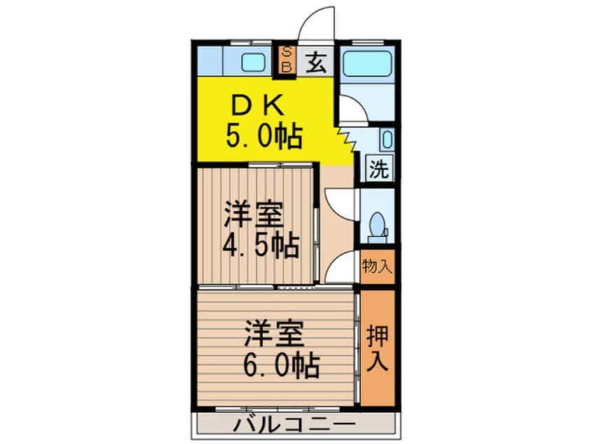 間取図 ハイツ昭栄