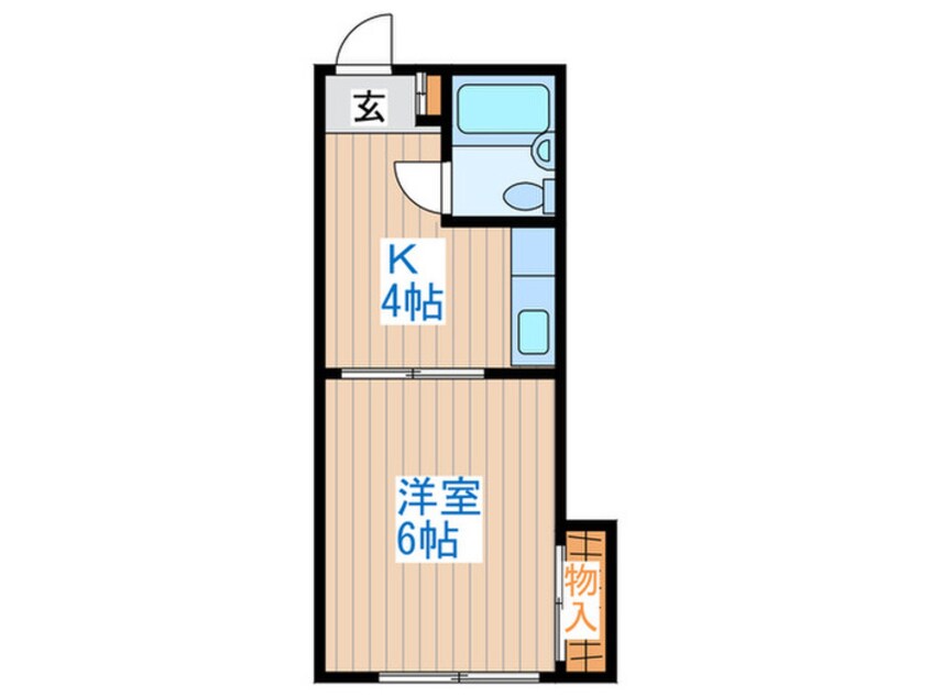 間取図 プラザローヤル５(1303)