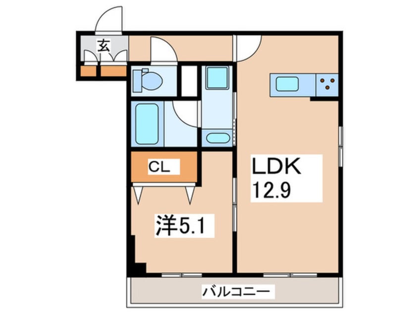 間取図 クレスティーク湘南台