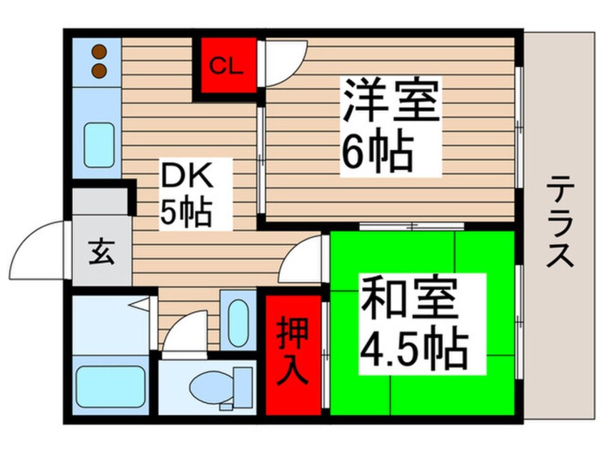 間取図 坂本ハイツ