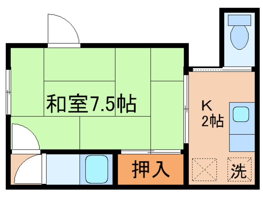 間取図 第二大樹荘