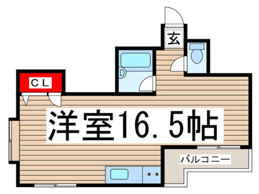 間取図 久米川第１レヂオンス（１０３）