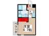 Fragaria-E 1Kの間取り