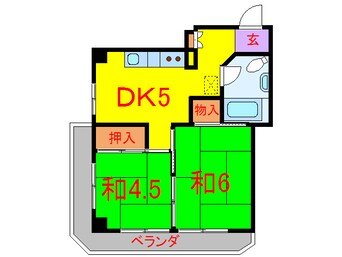 間取図 ニュ－旭マンション