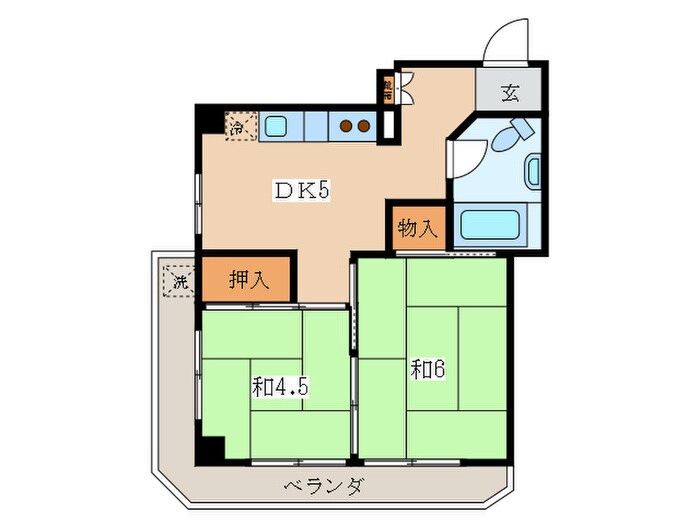間取り図 ニュ－旭マンション
