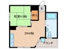 ニュ－旭マンション 1DKの間取り