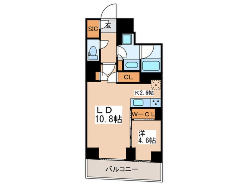 間取図 ザ・パークハビオ日本橋馬喰町