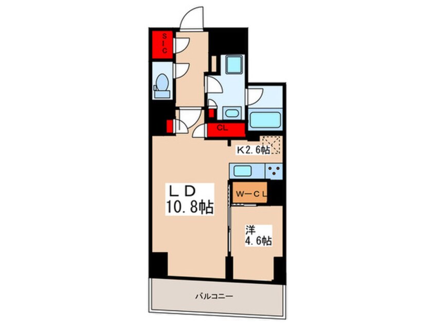 間取図 ザ・パークハビオ日本橋馬喰町