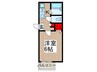 Ａｔｔｅｎｔｉ　ａｉ　ｃａｎｉ 1Kの間取り