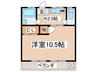 メゾン新川口　東棟 1Kの間取り