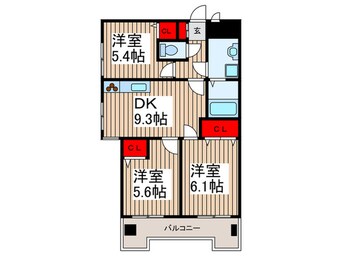 間取図 カ－サソラ－ル大門