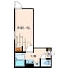 ラル蒲田 1Kの間取り