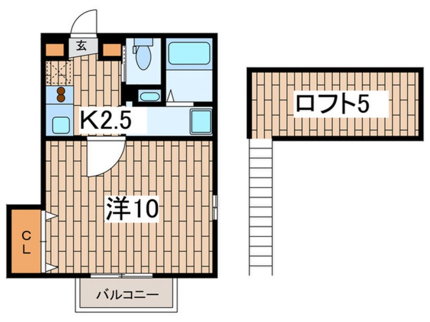 間取図 第２ネオＭＩコ－ポ